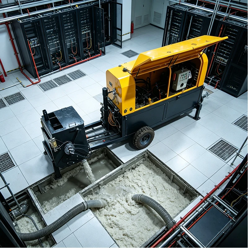 Foam Concrete Production Machine Automatic Hydraulic System for Lightweight Concrete Mixing Building Thermal Insulation