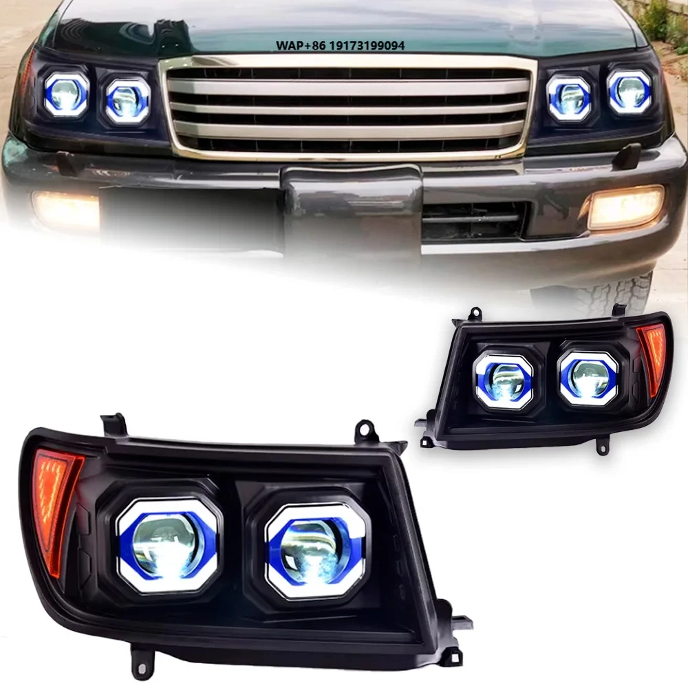

Car Lights for Land Cruiser Headlights 1998-2007 LC100 LED Headlight DRL Hid Bi Xenon Accessories