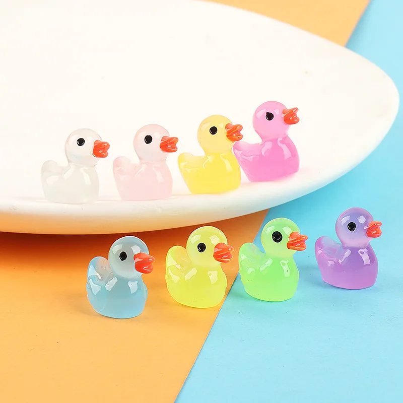 Luminous Duckling Creative Micro Landscape Small Ornaments Home Living Room Bedroom Ornaments Jewelry Living Room Decoration