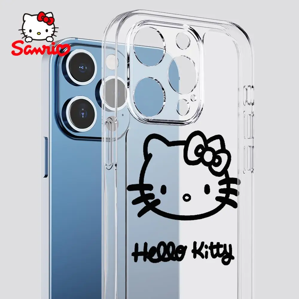 

Kitty Cat Phone Case Iphone 16/15/14/13/12/11/x/xs/xs Max/pro Max Girl Iphone 13 Case Hello Kitty Fashion Accessory