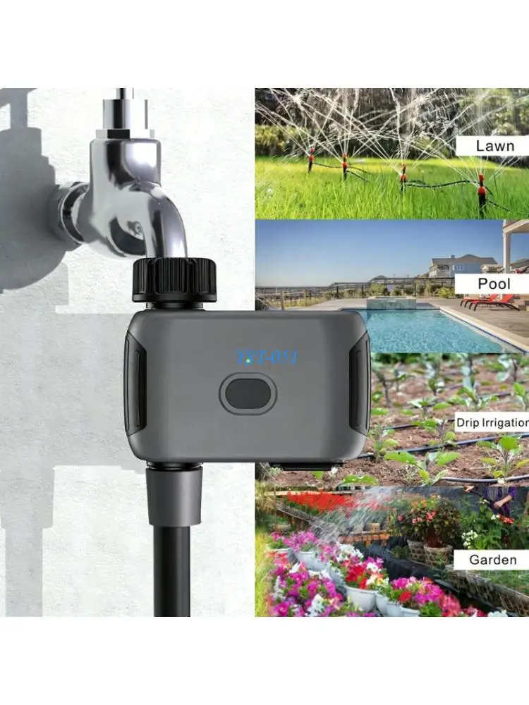 E15A Automatic Watering Controller Watering Timer For Lawn Pool Plant Irrigation With Direct WiFi Connection & Filters Design
