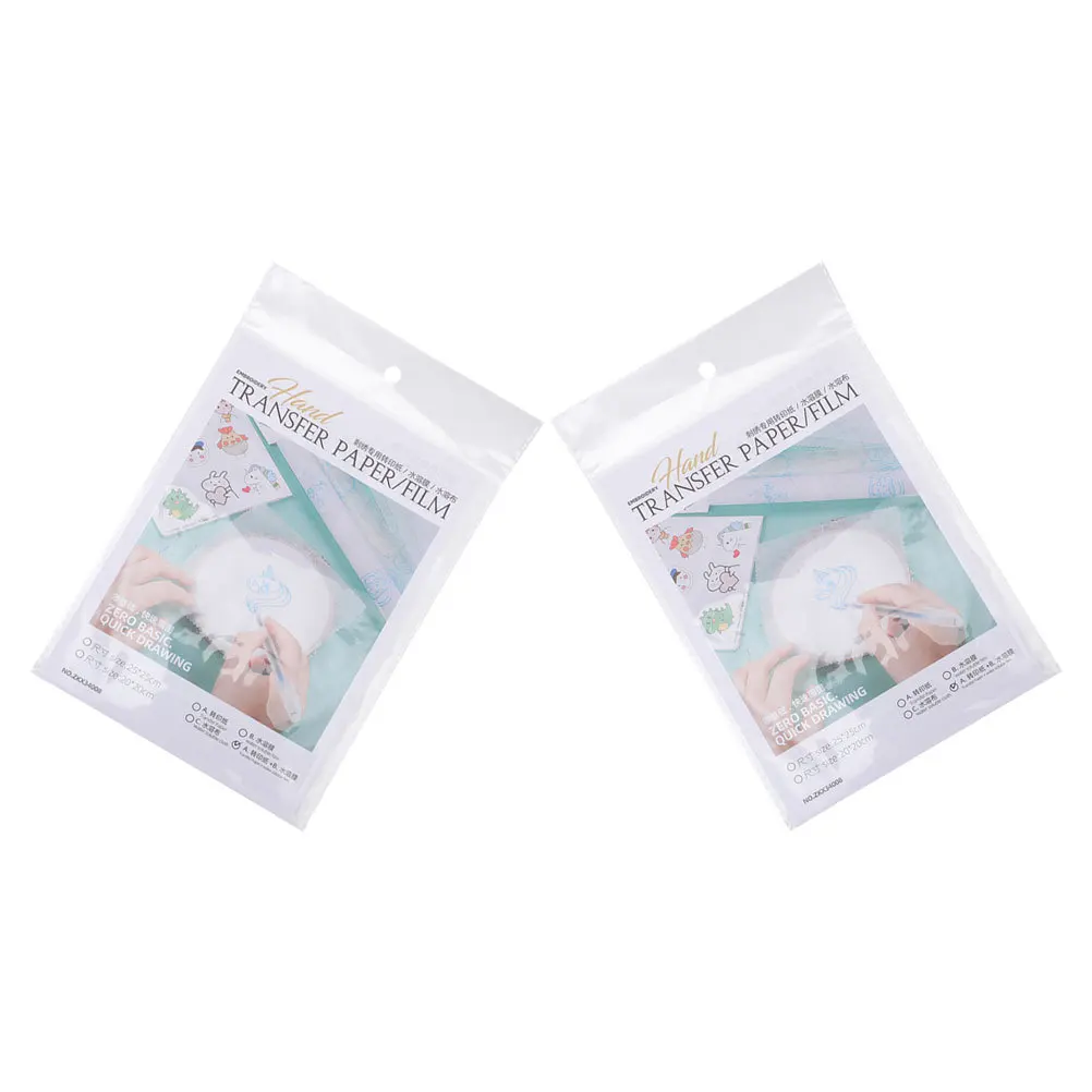 

8Pcs Water Soluble Embroidery Transfers DIY Stabilizer Pre Printed Patterns for Shoes Clothes T Shirts Sewing Projects