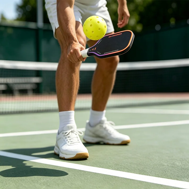 40-Hole Competition Outdoor Pickleballs, Rotomolded PE, Stable Bounce, Crack Resistant, 10Pcs for Pickleball Training & Matches