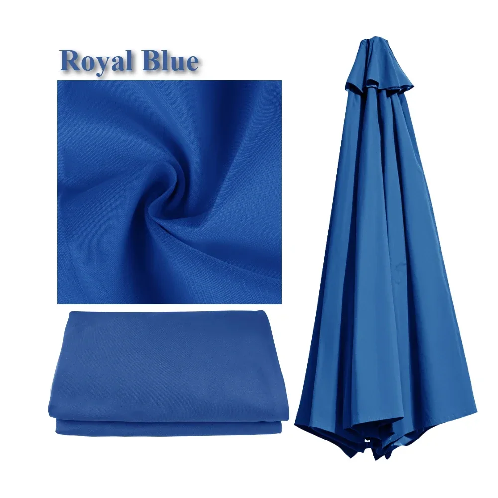 2/2.5/2.7/3M Waterdichte Vervanging Parasol Luifel 6/8 Ribben Parasol Vervanging Tuin Patio Parasol top Doek Regenhoes
