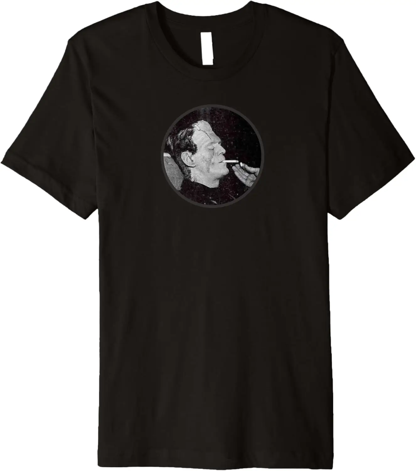 Klassieke horrorfilmmonsters-vintage Frankenstein Monster Premium T-shirt