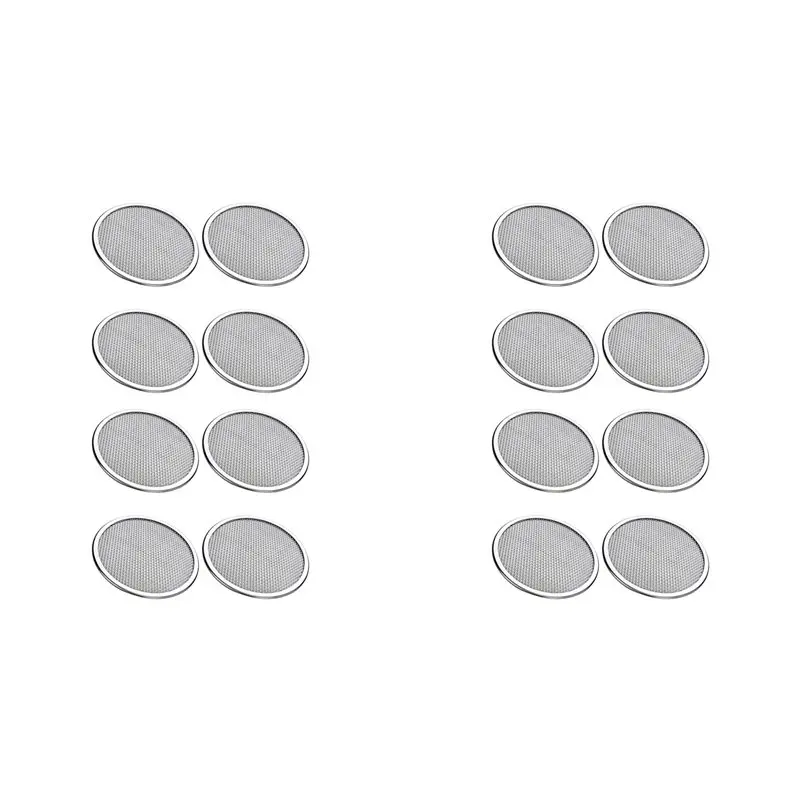 AT63-16 Pack Sprouting Screen Lids, Stainless Steel Lid Screen For 86Mm Regular Mouth Jar(Ring Not Included)