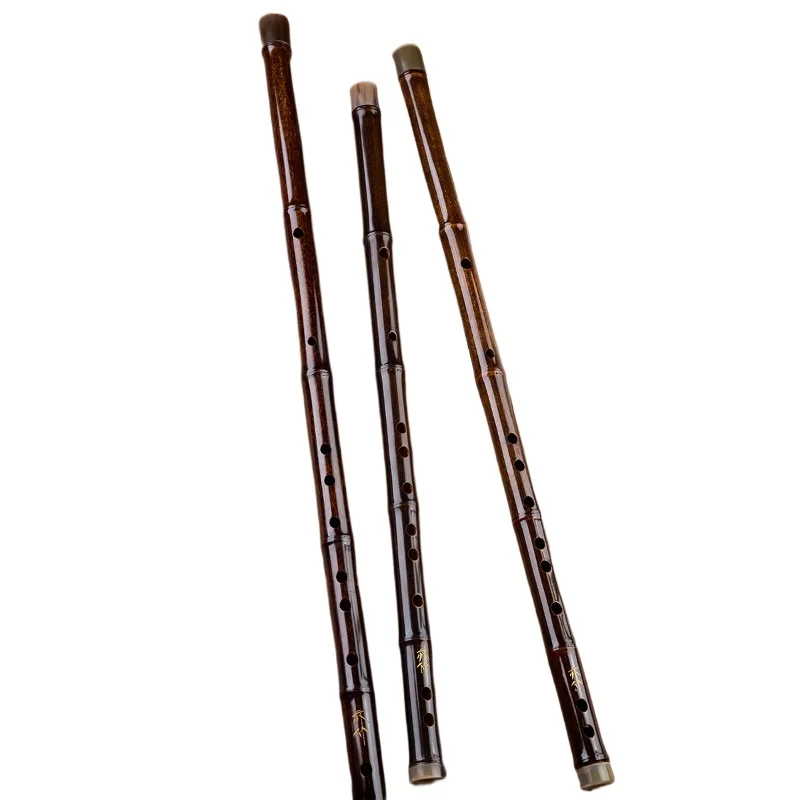 Large lacquer gold position purple bamboo flute, professional playing high-end brand high-end adult musical instruments