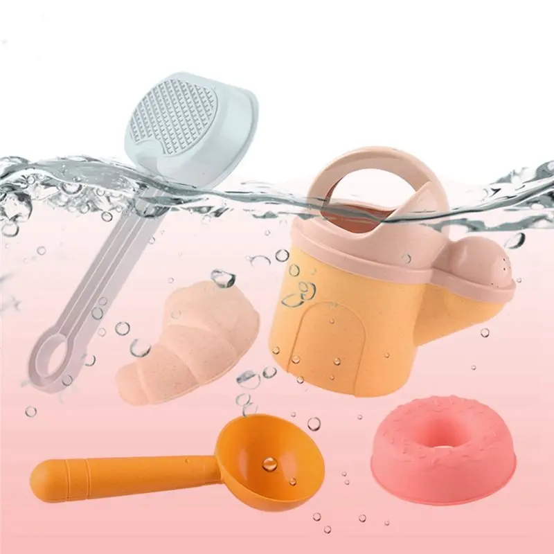 ABXE-Summer Outdoor Beach Toys Children Beach Toy Water Bottle Set Sand Digging Tools Parent-Child Interaction Shoulder Bag
