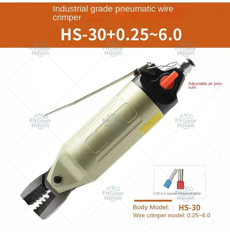 Small new pneumatic crimping pliers bare terminal insulated terminal crimping pliers dual-purpose