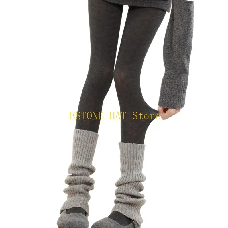 

49MF Women's Stylish Leggings Multiple Occasion Wear High Waist Breathable Cotton Practical Fabric Nonslip Design