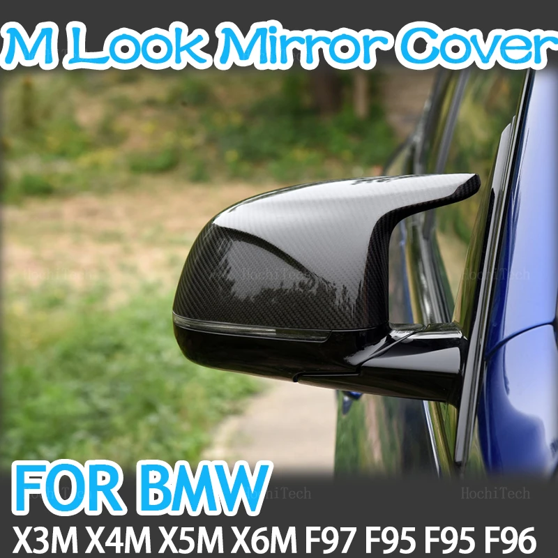 

1 pair Rear View Side Case Trim M Style Car Rearview Mirror Caps for BMW X3M F97 X4M F98 2019-2023 X5M F95 X6M F96 2020-2023