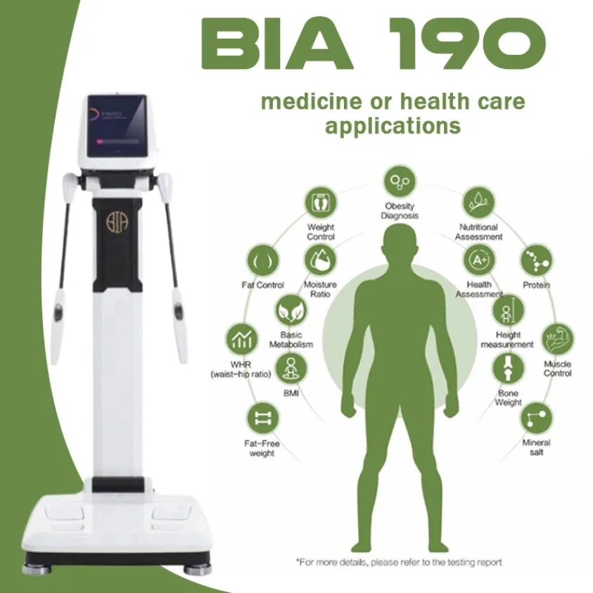 Skin Diagnosis Body Analyzer Human Element Weight Height Bia Composition Bio Impedance Scales Measurement Machine