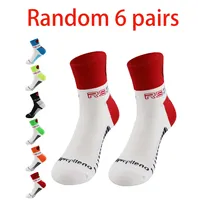Randomly selected 6 pairs of high-quality breathable sports socks for running/mountain biking/outdoor sports