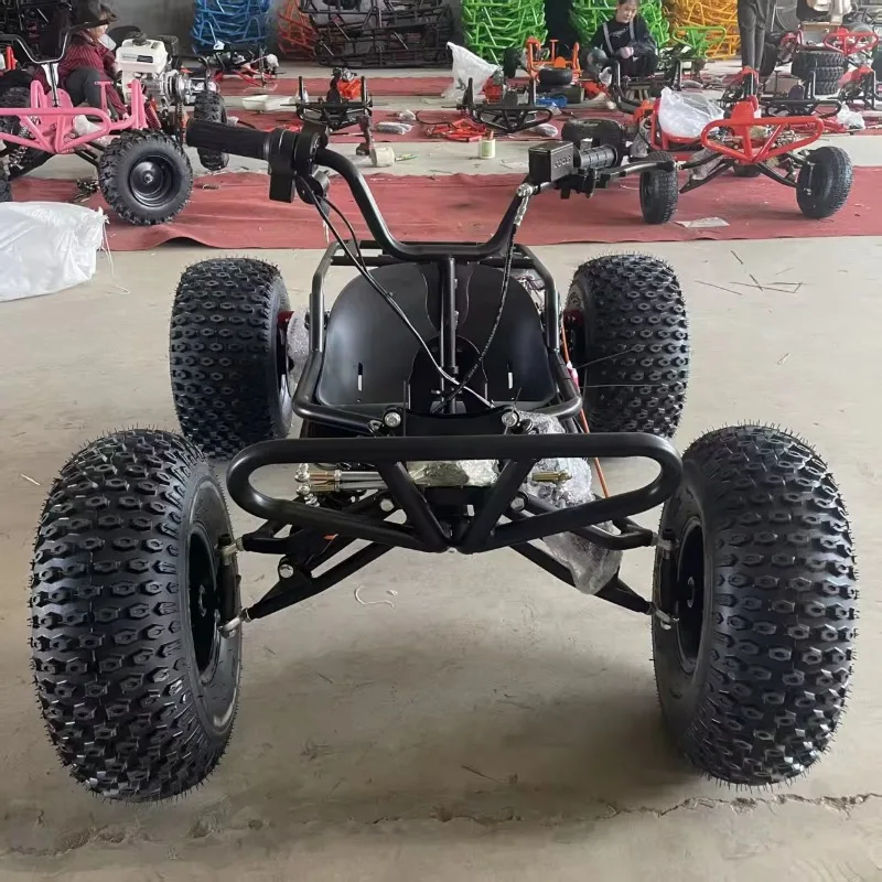 

212CC 4 Stroke Pedal Go Kart All-Terrain Off-Road Fuel-Powered Outdoor Drifting Vehicle Adults Children 70km/h Max Speed 10KW