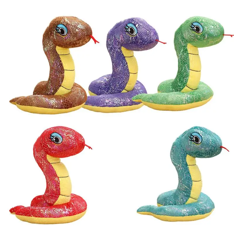 Snake Stuffed Animal Sequin Pet Snake Stuffed Animal Snake Stuffed Animal For Kids Child Christmas Party Birthday Party