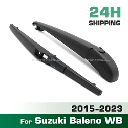 GREATROAD Wiper Rear Wiper Blade & Arm Set Kit For Suzuki Baleno WB 2015 - 2023 Windshield Windscreen Window Brush