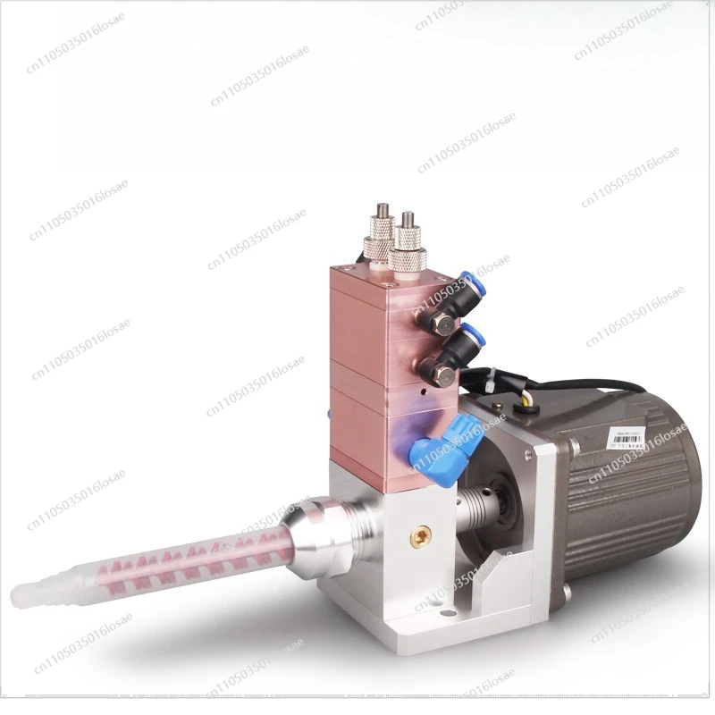 For Electric Stirring Ab Double Liquid Dispensing Valve Lifting and Suction Crystal Glue Dynamic Mixing Valve Gluing Equipment