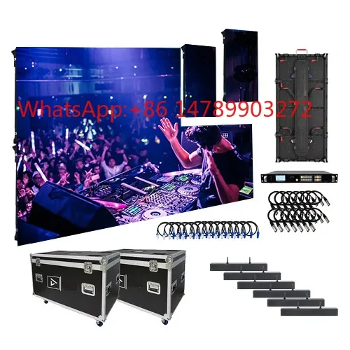 

P2.604-P3.91 High Resolution LED Panel 500500mm Stage Background Rental Display Screen