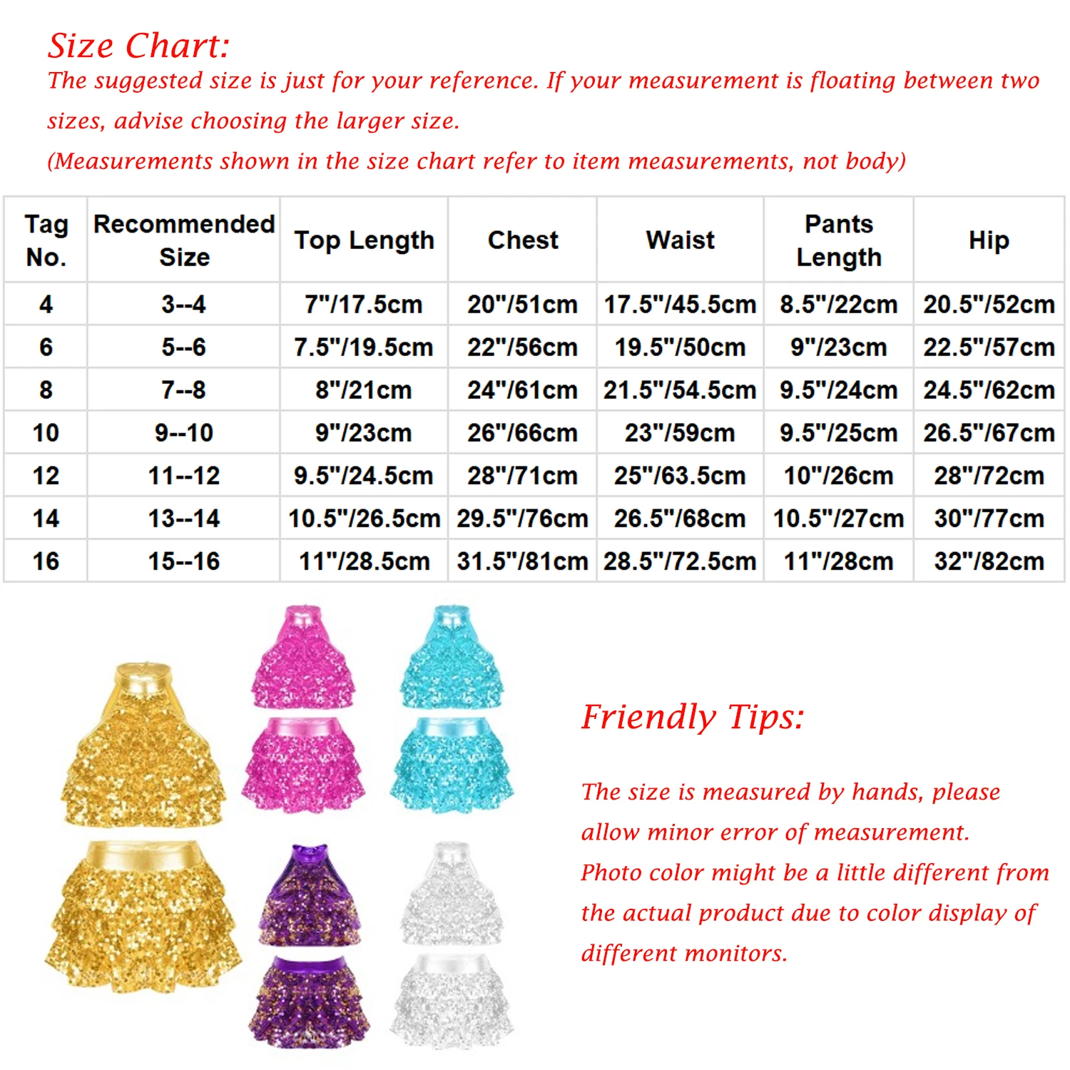 Shiny Sequins Kids Girls Jazz Dance Costumes Ballet Gymnastics Leotard Crop Top+Skirt Set Hip Hop Ballroom Performance Clothes