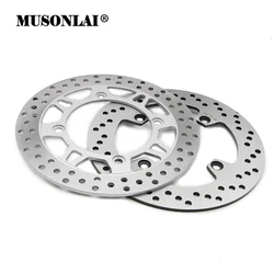 260mm Motorcycle Front Brake Disc 250mm Rear Brake Rotor 5mm For Suzuki AN650 Burgman 650 2001 2002 2003