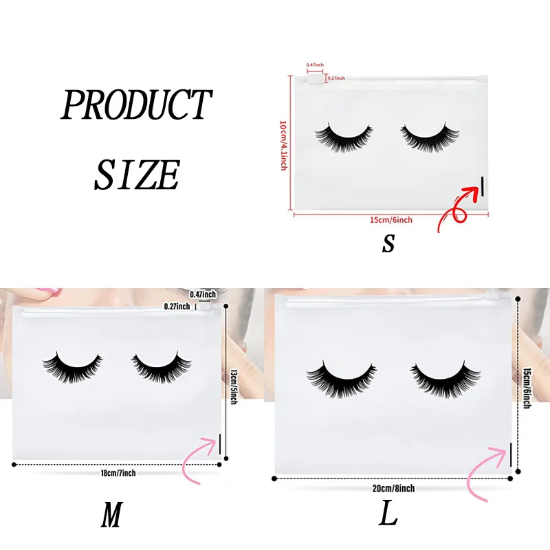 Sacchetti da viaggio portatili borse da toilette borse per la cura delle ciglia impermeabili borse per il trucco Reusbale Cosmetics Packaging Organizer