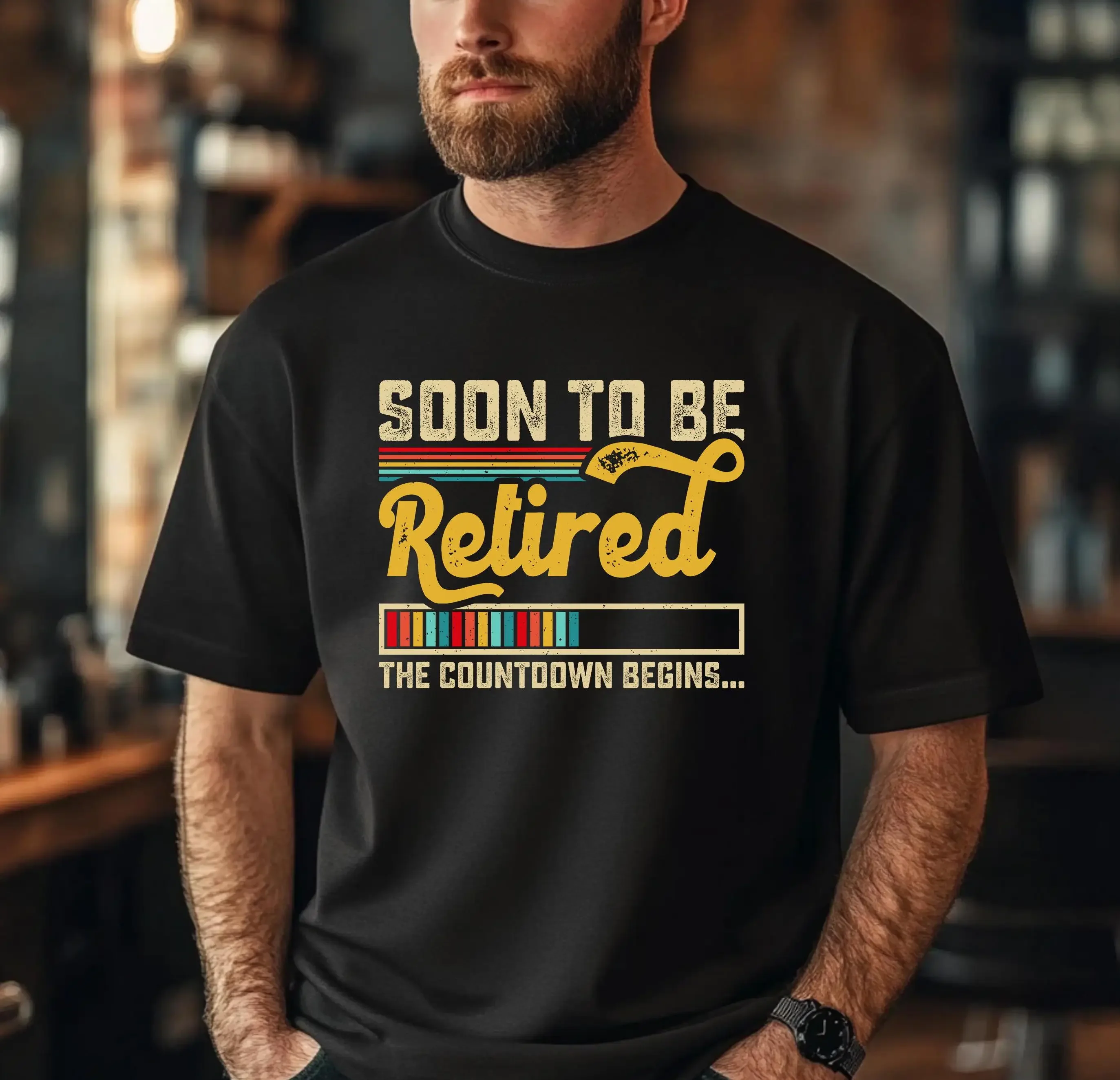 T-Shirt mit Countdown zum Ruhestand für die Ruhestandsfeier
