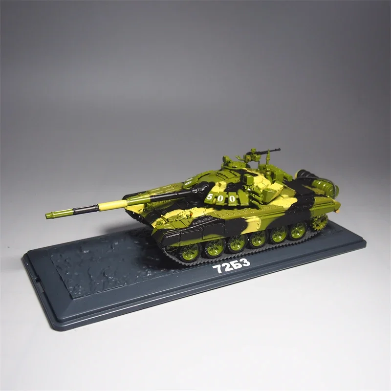 

1:43 Scale Plastics T72B3 Toys Tank Chariot Model Militarized Combat Track Type Classics Nostalgia Adult Souvenir Gifts Display