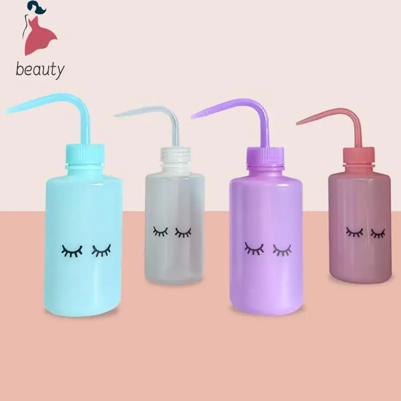 250ml Water Squirt Bottle Safety Rinse Bottle Watering Tools Plastic Squeeze Washing Bottle For Eyelash Extension Tattoo