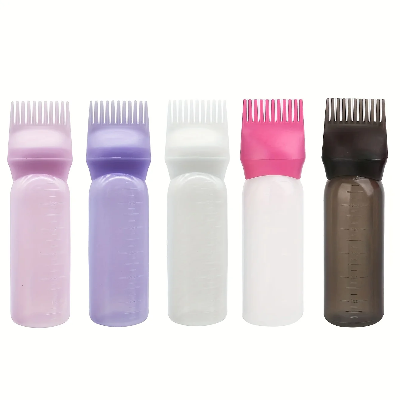 1Pc Unisex Professional Hair Coloring Comb Bottle, Plastic Hair Coloring Tool, Suitable for Normal Hair Type - Hair Products