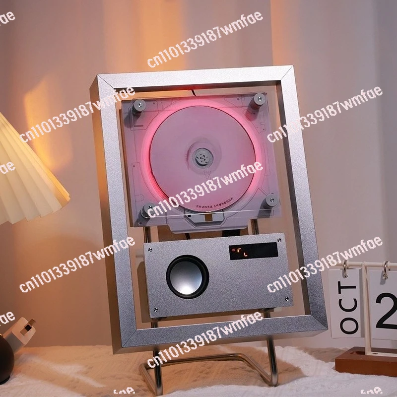 L213CD player, music picture frame, CD machine, wall-mounted Bluetooth speaker, charging model, with speaker, ambient light
