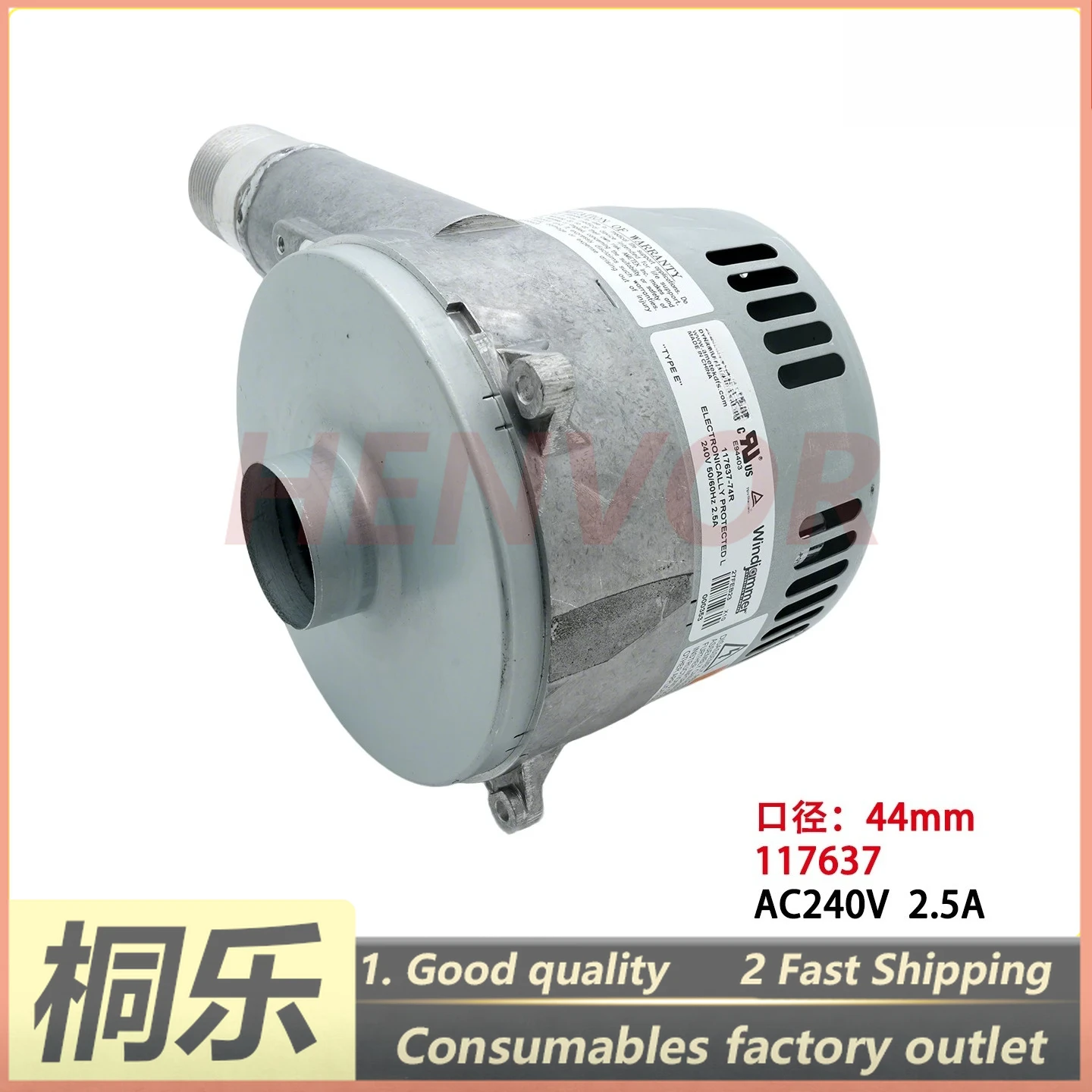 

90% New 117637-74R/01 High Speed Cooling Fan Pump Motor 117637 for Reflow Oven Rosin Recovery System Exhaust Cooling Spare Part