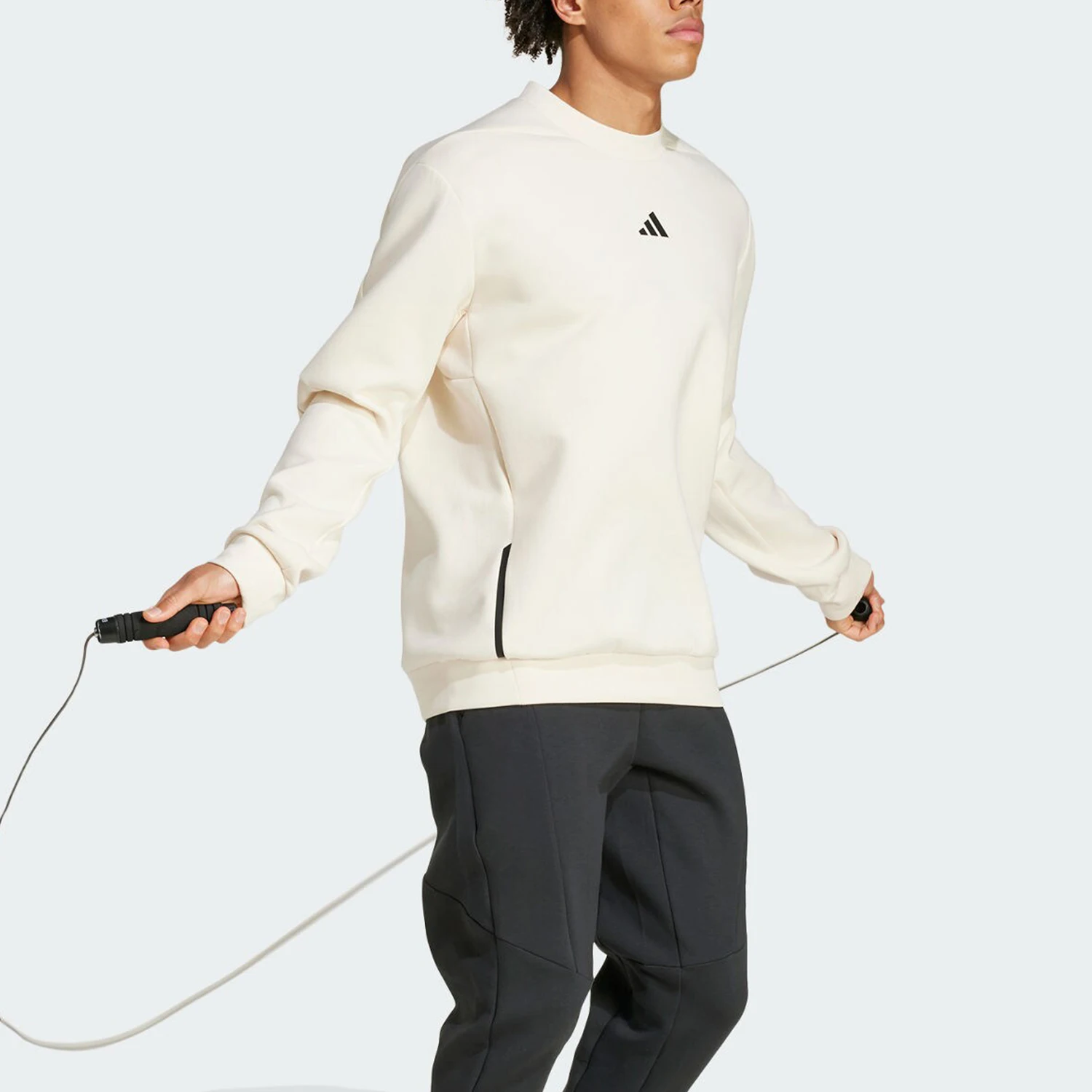 Adidas genuine D4T CREW SWEATS men's sports and fitness hoodie JJ4644