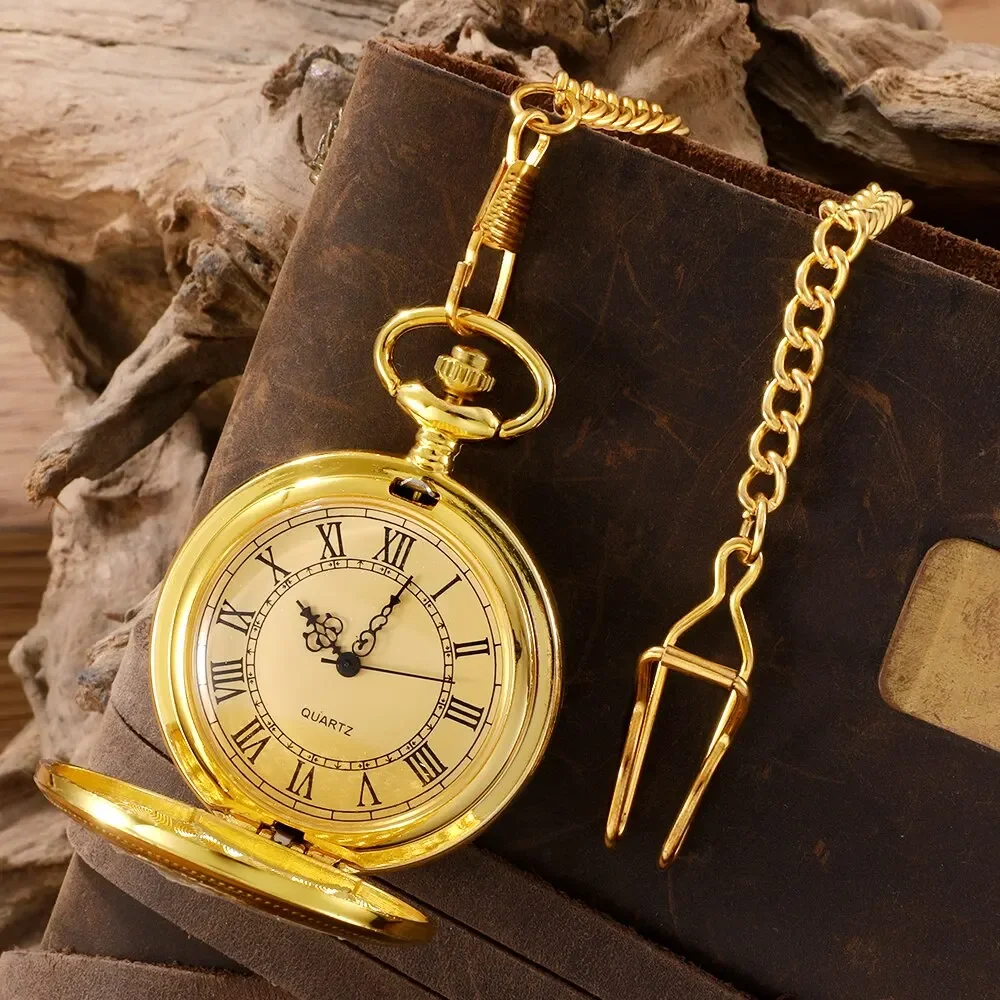 العتيقة Steampunk خمر الأرقام الرومانية كوارتز ساعة الجيب متعدد الألوان حالة قلادة قلادة ساعة سلسلة الرجال النساء