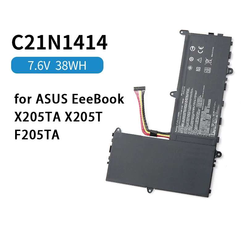 

5000mAh Laptop Battery For Asus EeeBook X205TA X205T F205TA 38WH laptop battery