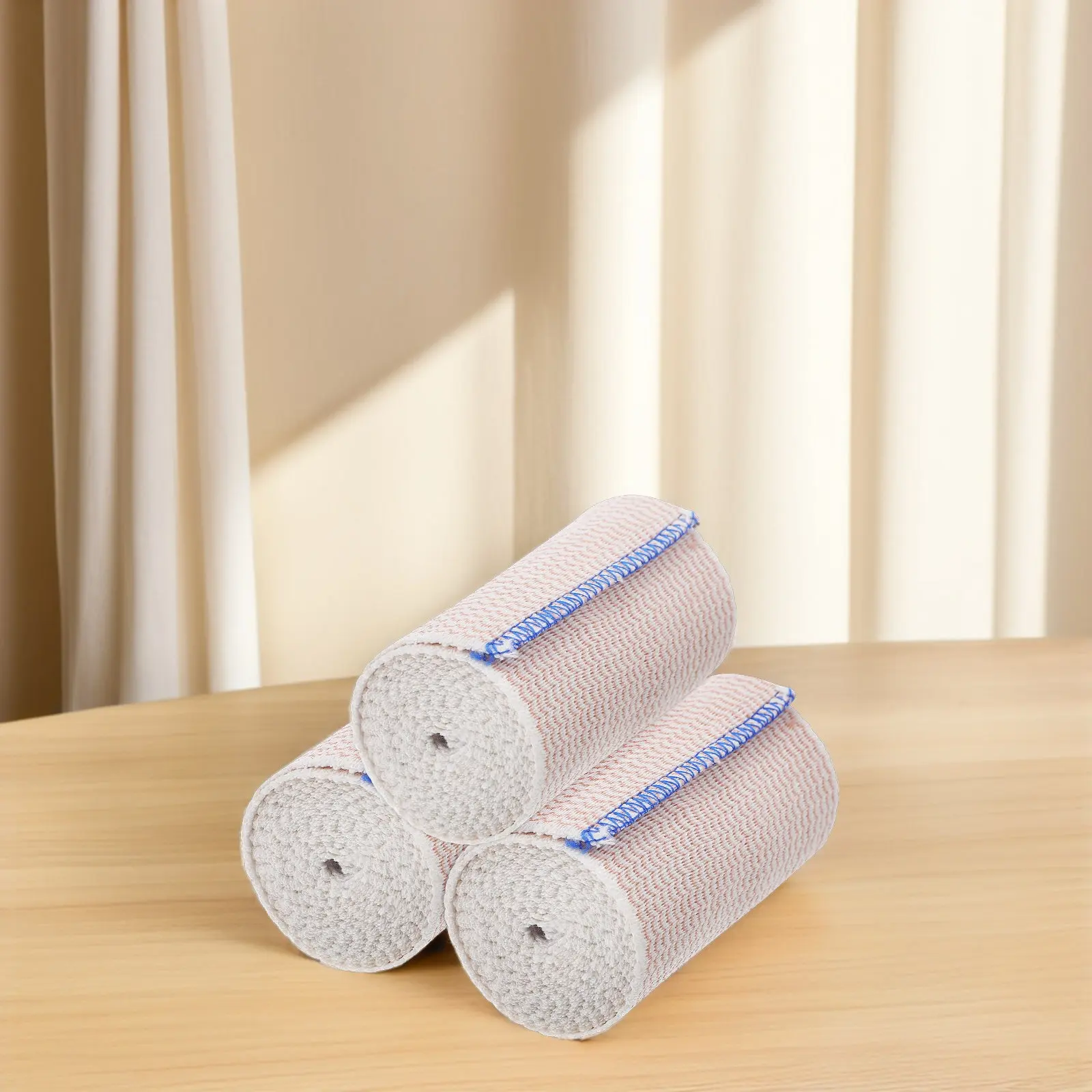 

6 рулонов эластичного бинта с полосатым дизайном, самоклеящаяся спортивная лента для пяток, запястий, бейсбола и поддержки лодыжек