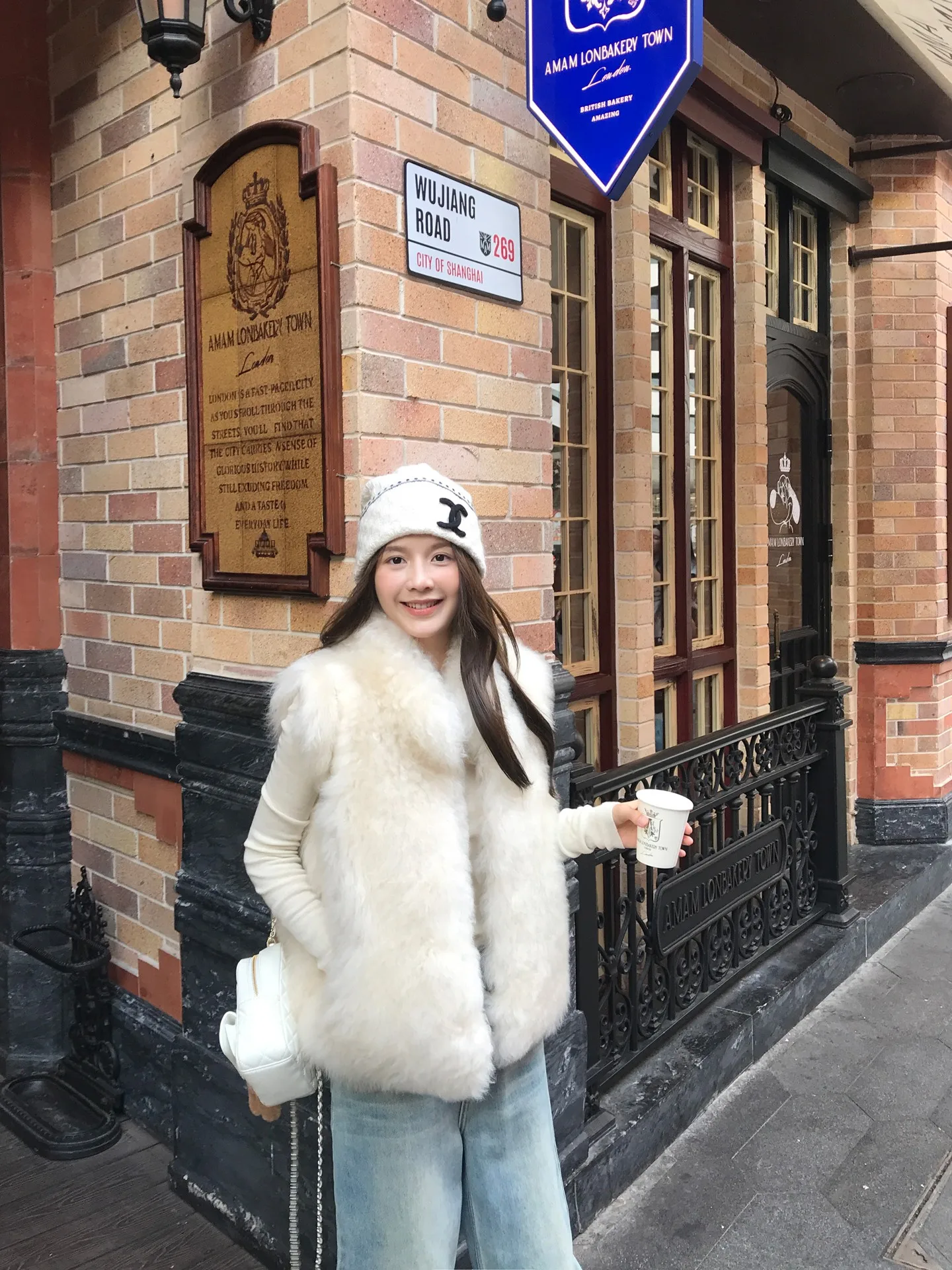 

Жилет из овчины Qingan MuXue, корейский стиль, женская верхняя одежда, пальто с воротником из меха ягненка, теплое, всепогодное, модное пальто