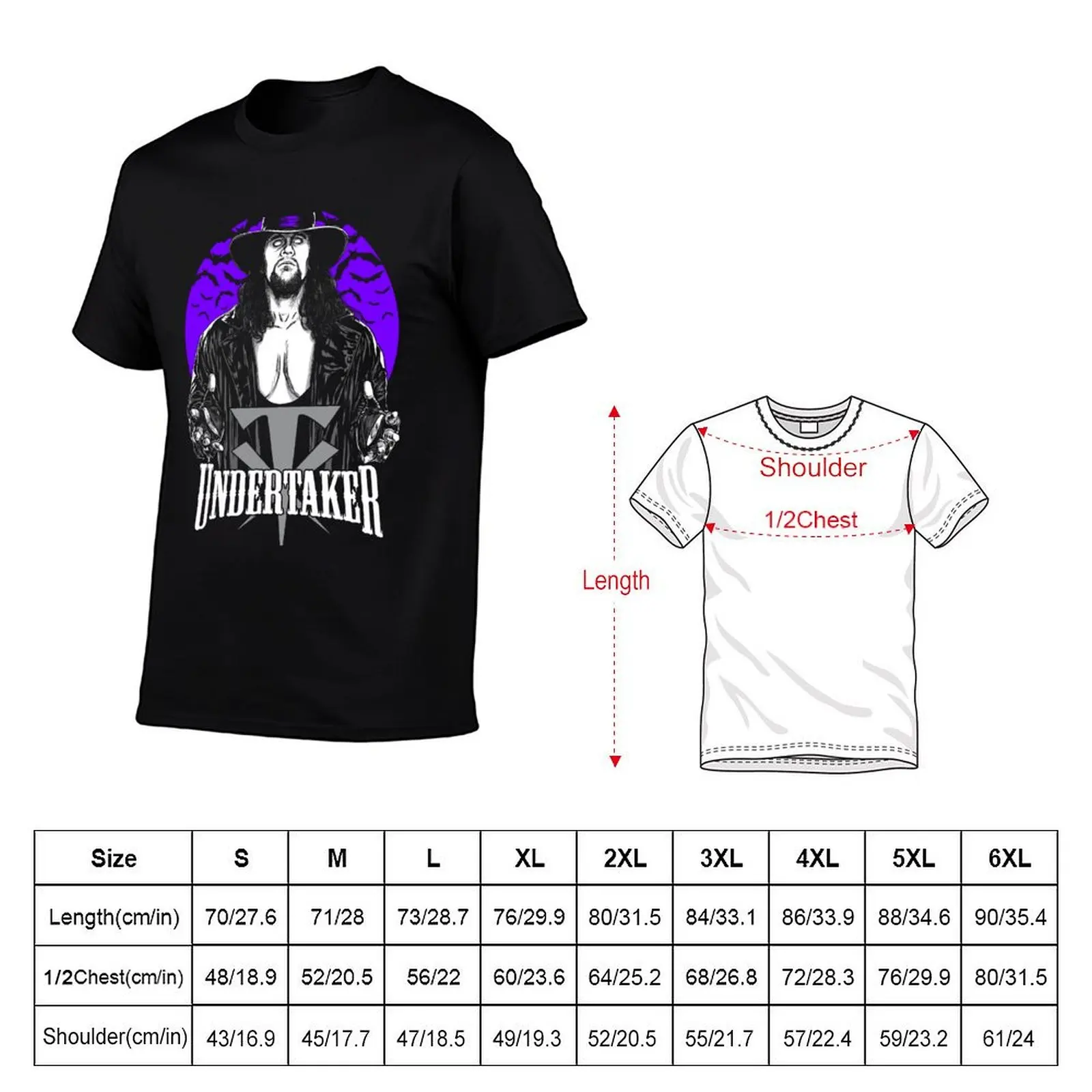 The Undertaker T-Shirt Outdoor Sports Short Sleeve Top