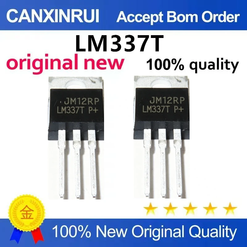 (5-100pieces)Original genuine LM337T T0-220 adjustable three terminal voltage regulator