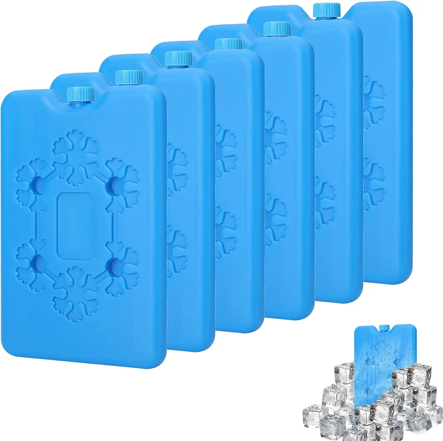 Portable Water Fill Ice Pack Reusable Leakproof Long Lasting Cooling For Fresh Food Storage Cooler Box Freezer Refrigeration