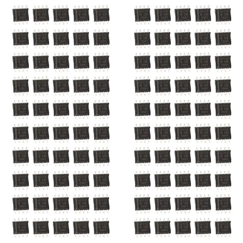 N82R 100Pcs 8-Pin IC SMD Timer NE555