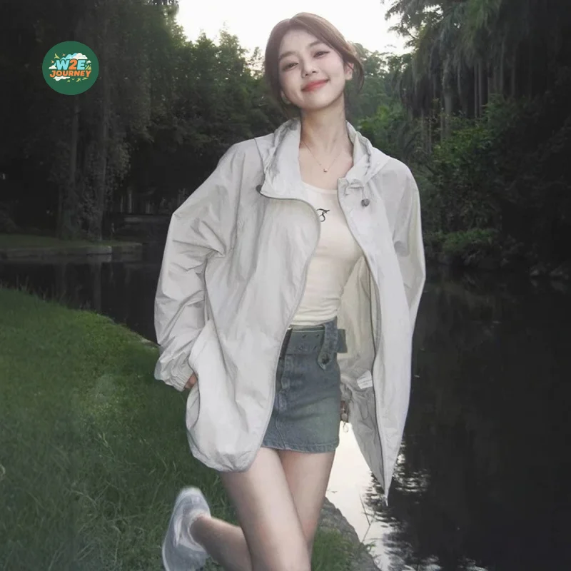 SVETLIN EU US Size Luxury Quality Girl Jacket Outdoor Sun Protection Summer Loose UV Protection Hiking Running Women Jacket