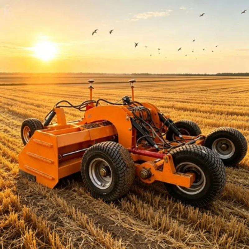 Centimeter-Level Laser Land Leveler Tractor Drawn Grader Soil Scraper Agricultural Machinery