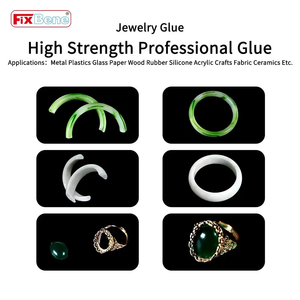 Jewelry Glue Super Strong Instant Adhesive Universal Transparent Cyanoacrylate Gem Rhinestone Acrylic Metal Plastics Models Wood