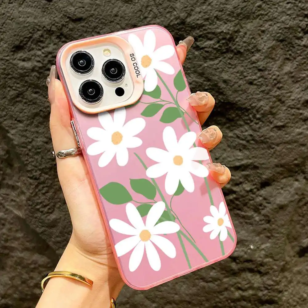 For Infinix Hot 30 4G Hot 30i NFC Hot 40 Pro 40i 30i Hot30 11 10 9 Play NFC Case Soft Silicone IMD Flower Girl Phone Case Cover