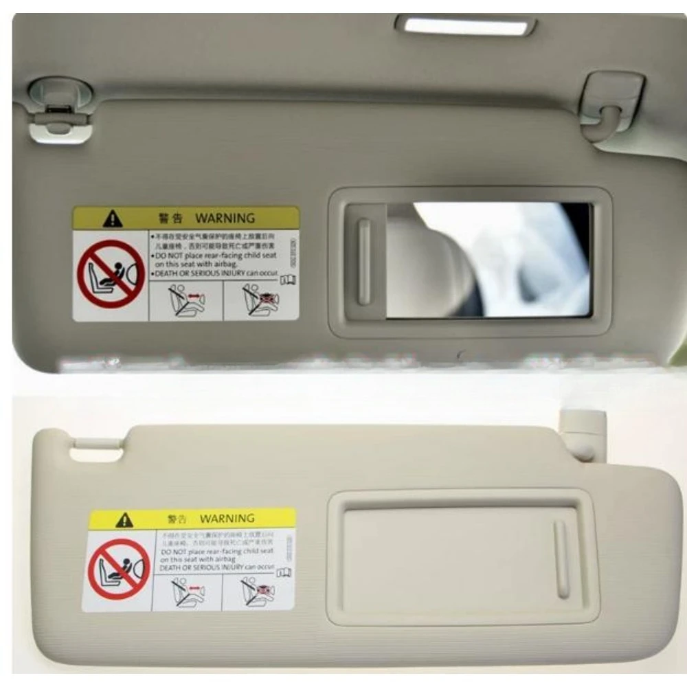 1PC for VW Lamando Superb Octavia Sun Visor with Makeup Mirror