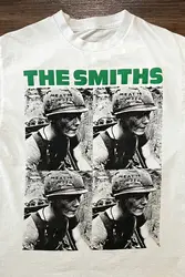 The Smiths Meat Is Murder White Short Sleeve Cotton T-shirt Unisex VM8080