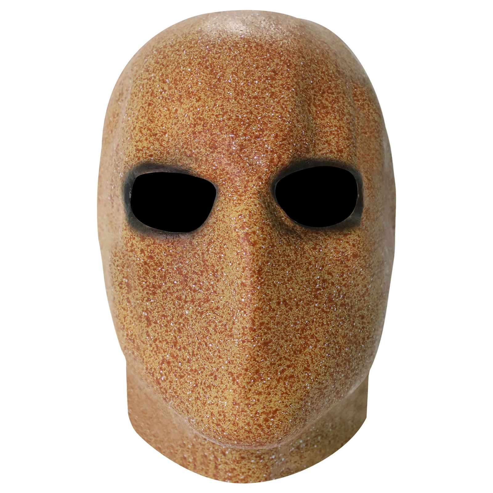 

Halloween evil faceless latex mask, terrifying and funny full-face headgear