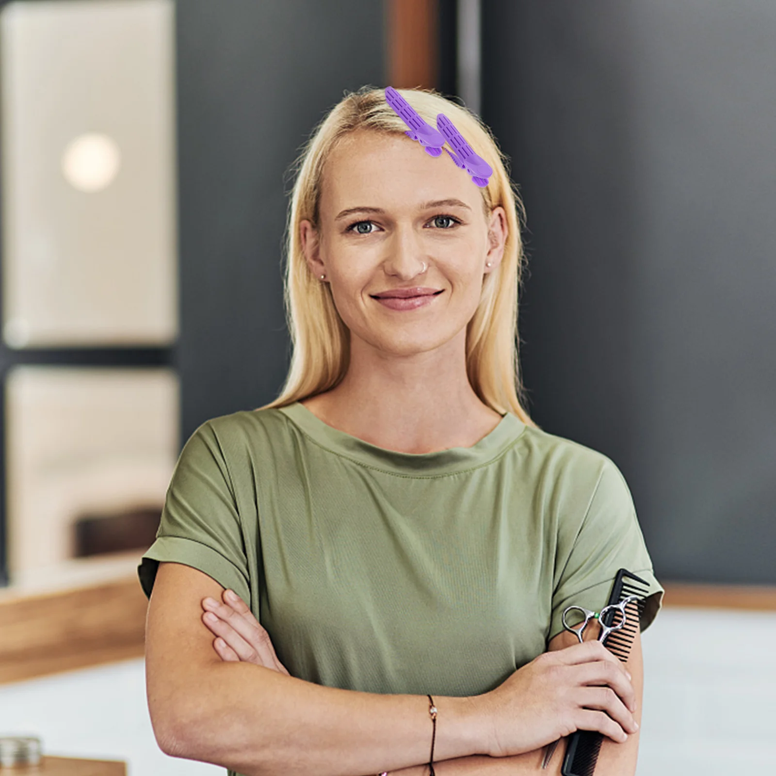 

6 шт., зажимы для прически для корней, инструменты для укладки объема волос, эффект утолщения, без повреждений, объемные зажимы для корней