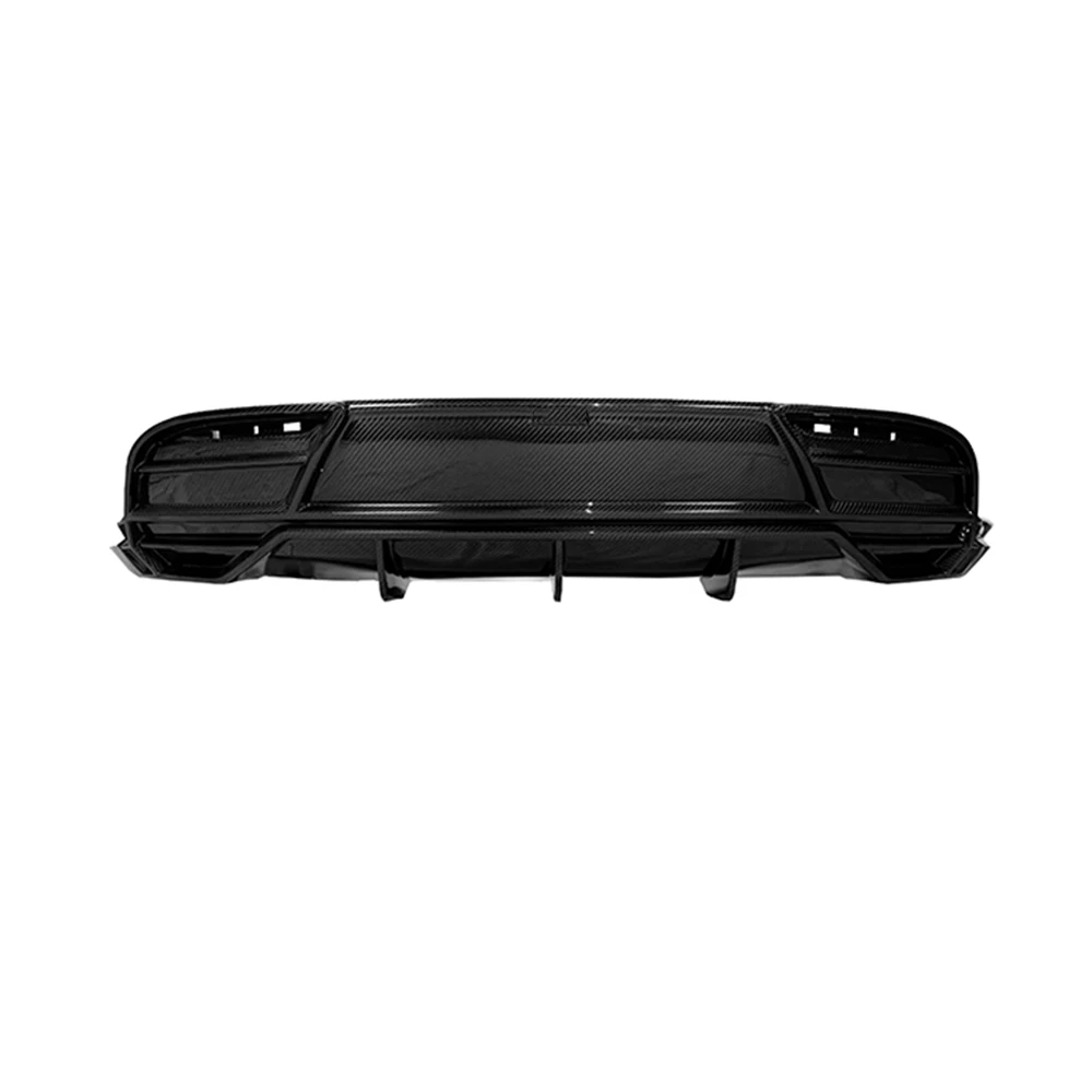 

New Model Y Carbon Fiber Dry Rear Spoiler Car Parts Rear Bumper Lip Diffuser Splitter Perfect Fit for TESLA Model Y