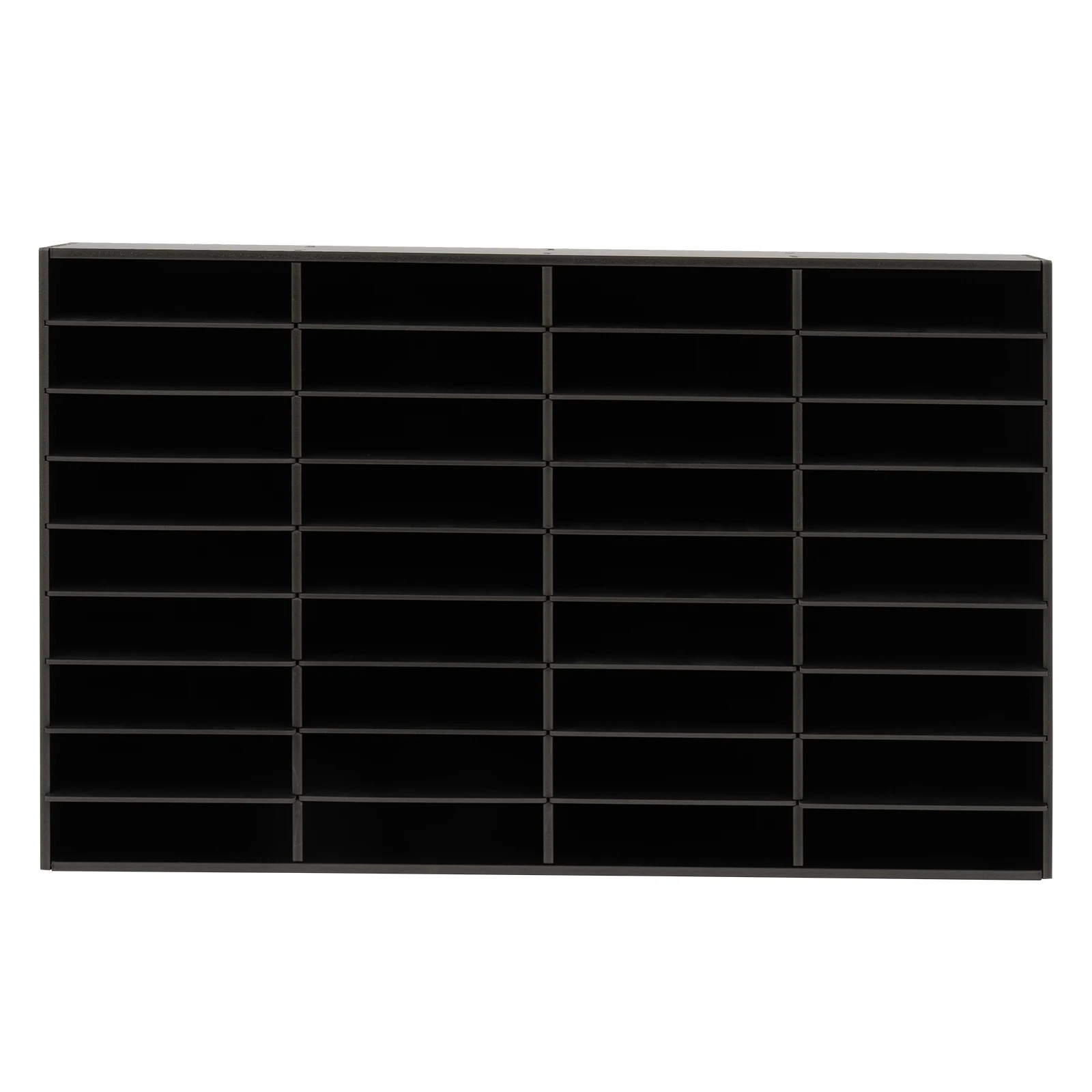 Desktop File Holder 36 Compartments A4 Filing Tray Office Desk Tidy Mail Sorter File Holder Paper Organizer 100x30x61cm Black